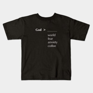 God is Greater Kids T-Shirt